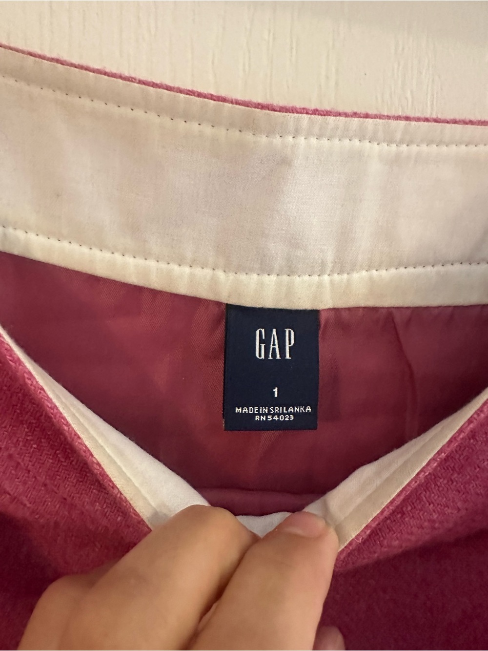 GAP Raspberry A-Line Flounce Skirt - Picture 2 of 13